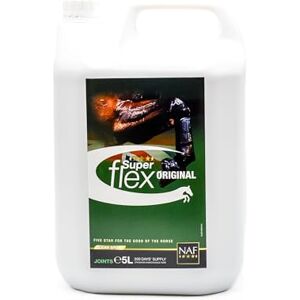 NAF Five Star Superflex Liquid 5L – Advanced Joint Support for Horses – With Glucosamine, MSM, Chondroitin & Hyaluronic Acid – Promotes Flexibility, Comfort & Long-Term Joint Health NAF Five Star Superflex Liquid 5L – Advanced Joint Support for Horses – With Glucosamine, MSM, Chondroitin & Hyaluronic Acid – Promotes Flexibility, Comfort & Long-Term Joint Health