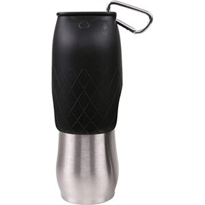 Dehner Lieblinge Travel Dog Drinking Bottle 600 ml Stainless Steel Black Dehner Lieblinge Travel Dog Drinking Bottle 600 ml Stainless Steel Black