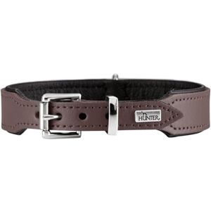HUNTER Hundehalsband Basic,30-34,5 cm, brown/black HUNTER Hundehalsband Basic,30-34,5 cm, brown/black
