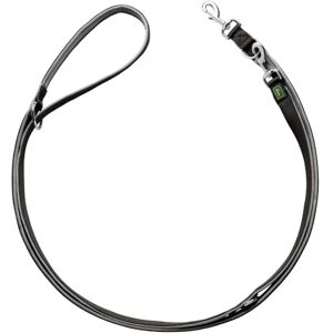 HUNTER Neoprene Adjustable Dog Lead, 1.5 x 300 cm, Black/Grey HUNTER Neoprene Adjustable Dog Lead, 1.5 x 300 cm, Black/Grey
