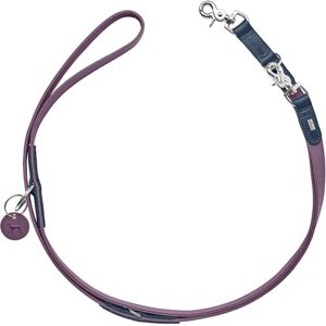 HUNTER LEMVIG Adjustable Dog Lead Colour: Purple/Dark Blue, Leather, 3-Way Adjustable, Durable and Comfortable, Elegant and Trendy, Made in Germany, Size: 20/200 HUNTER LEMVIG Adjustable Dog Lead Colour: Purple/Dark Blue, Leather, 3-Way Adjustable, Durable and Comfortable, Elegant and Trendy, Made in Germany, Size: 20/200