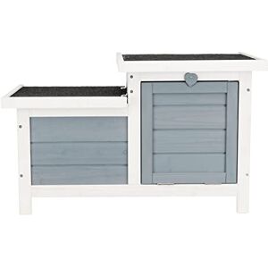 Trixie Small Animal Hutch, Raised Rabbit Home, Bunnies, Guinea Pigs, and Turtles, Indoor and Outdoor Trixie Small Animal Hutch, Raised Rabbit Home, Bunnies, Guinea Pigs, and Turtles, Indoor and Outdoor