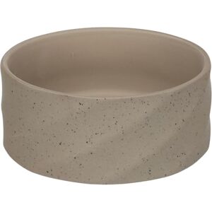 Flamingo FEEDING AND DRINKING BOWL HASEL ROUND GREY 15,5x6,5CM 700ML Flamingo FEEDING AND DRINKING BOWL HASEL ROUND GREY 15,5x6,5CM 700ML