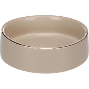 Flamingo FEEDING AND DRINKING BOWL ERAM ROUND BEIGE 12x3,5CM 200ML Flamingo FEEDING AND DRINKING BOWL ERAM ROUND BEIGE 12x3,5CM 200ML