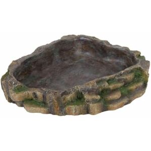 Trixie Reptile Rainforest Decoration Water and Food Bowl, 24 x 5.5 x 20 cm Trixie Reptile Rainforest Decoration Water and Food Bowl, 24 x 5.5 x 20 cm