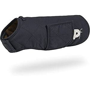 Petface Navy/Brown Quilted Dog Coat, Medium (45cm) Petface Navy/Brown Quilted Dog Coat, Medium (45cm)