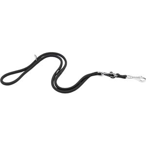 Ferplast SPORT Dog Lead, Training Lead, in Nylon Cord, with Double Metal Snap Hook, Adjustable Length Maximum 200 cm, Black Ferplast SPORT Dog Lead, Training Lead, in Nylon Cord, with Double Metal Snap Hook, Adjustable Length Maximum 200 cm, Black