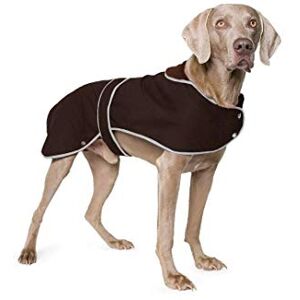 Ancol Muddy Paws Timberwolf Extreme Wax Dog Coat for Dog Cold Weather Protection Waterproof Reflective Design Warm Lining Brown Pet Puppy Apparel XXL Ancol Muddy Paws Timberwolf Extreme Wax Dog Coat for Dog Cold Weather Protection Waterproof Reflective Design Warm Lining Brown Pet Puppy Apparel XXL
