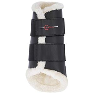 Covalliero Dressage Gaiters Fleece Front Black M Covalliero Dressage Gaiters Fleece Front Black M