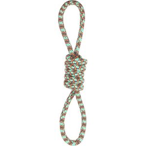Flamingo DT COTTON RIVA PULL ROPE + TWIST GREEN 41CM Flamingo DT COTTON RIVA PULL ROPE + TWIST GREEN 41CM