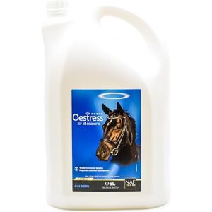 NAF Five Star Oestress Liquid 5L – Hormonal Support Supplement for Mares – With Chasteberry, Magnesium & Soothing Herbs – Promotes Calm Behaviour & Seasonal Comfort NAF Five Star Oestress Liquid 5L – Hormonal Support Supplement for Mares – With Chasteberry, Magnesium & Soothing Herbs – Promotes Calm Behaviour & Seasonal Comfort