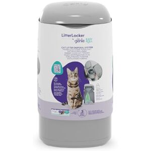 Litter Genie Easy Roll, LATEST VERSION of the LitterLocker cat litter bin, now with convenient tear-off bags, larger filling opening, new modern design Litter Genie Easy Roll, LATEST VERSION of the LitterLocker cat litter bin, now with convenient tear-off bags, larger filling opening, new modern design