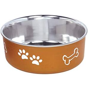 Nobby Fusion Stainless Steel Bowl 16 cm 0.94 Litres Non-Slip Copper Nobby Fusion Stainless Steel Bowl 16 cm 0.94 Litres Non-Slip Copper