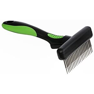 Dehner Dog and Cat Grooming Flexible Curry Comb, Approx. 29.7 cm, with Ergonomic Non-Slip Handle, Plastic Dehner Dog and Cat Grooming Flexible Curry Comb, Approx. 29.7 cm, with Ergonomic Non-Slip Handle, Plastic