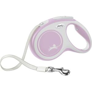Flexi New Comfort Retractable Dog Leash (Tape), 10 ft,Extra-Small, Pink Flexi New Comfort Retractable Dog Leash (Tape), 10 ft,Extra-Small, Pink