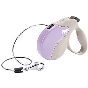 Ferplast Retractable Dog Lead Extendable Dog Leash AMIGO Cord MINI, Retractable Cord, 3 m, Max 12 kg, Lilac Ferplast Retractable Dog Lead Extendable Dog Leash AMIGO Cord MINI, Retractable Cord, 3 m, Max 12 kg, Lilac