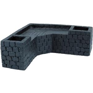 CLASSIC Swim Through Under Gravel Aquarium Corner Shelf Small Black 143 x 140 x 50 mm Natural Rock-Look Fish Tank Ornament Safe Resin Decoration for Freshwater Aquariums CLASSIC Swim Through Under Gravel Aquarium Corner Shelf Small Black 143 x 140 x 50 mm Natural Rock-Look Fish Tank Ornament Safe Resin Decoration for Freshwater Aquariums