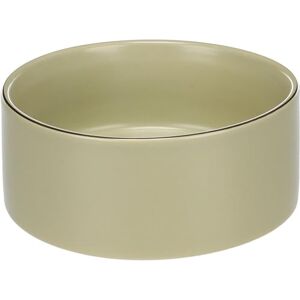 Flamingo FEEDING AND DRINKING BOWL ERAM ROUND LIGHT GREEN 16x6,5CM 800ML Flamingo FEEDING AND DRINKING BOWL ERAM ROUND LIGHT GREEN 16x6,5CM 800ML