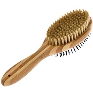 Dehner Lieblinge Dog and Cat Fur Grooming 2 in 1 Slicker Brush Approx. 23.5 x 7 cm Bamboo/Plastic/Natural Material Brown Dehner Lieblinge Dog and Cat Fur Grooming 2 in 1 Slicker Brush Approx. 23.5 x 7 cm Bamboo/Plastic/Natural Material Brown