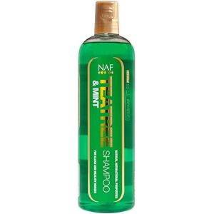 NAF Teatree & Mint Shampoo 500ml – Gentle Antibacterial Horse Wash – Soothes Sensitive Skin & Promotes Healthy Coat – Ideal for Frequent Use NAF Teatree & Mint Shampoo 500ml – Gentle Antibacterial Horse Wash – Soothes Sensitive Skin & Promotes Healthy Coat – Ideal for Frequent Use