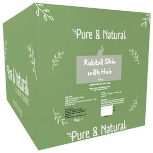 Pure & Natural Rabbit Skin with Fur for Dogs 50cm Natural Dog Chews, High Protein, Low Fat, Hypoallergenic Dog Treats for All Ages 1kg Bulk Box Pure & Natural Rabbit Skin with Fur for Dogs 50cm Natural Dog Chews, High Protein, Low Fat, Hypoallergenic Dog Treats for All Ages 1kg Bulk Box