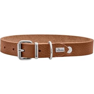 HUNTER Grenada Leather Dog Collar, Cognac, Handmade in Germany, for Training and Everyday Wear, Durable, Comfortable, Simple, Elegant Design, Size: 60, Circumference: 45-55 cm HUNTER Grenada Leather Dog Collar, Cognac, Handmade in Germany, for Training and Everyday Wear, Durable, Comfortable, Simple, Elegant Design, Size: 60, Circumference: 45-55 cm