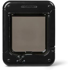Cat Mate Rotary 4-Way-Locking Cat Flap (358) Versatile Lockable Door for Small to Average-Sized Cats, for Single/Multiple Glazing, UPVC, Wall and Wood, Black Cat Mate Rotary 4-Way-Locking Cat Flap (358) Versatile Lockable Door for Small to Average-Sized Cats, for Single/Multiple Glazing, UPVC, Wall and Wood, Black