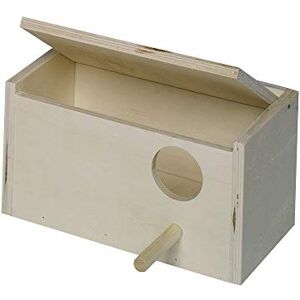 Nobby Budgie Nesting Box Hole Right 21 x 13 x 12.5 cm Nobby Budgie Nesting Box Hole Right 21 x 13 x 12.5 cm