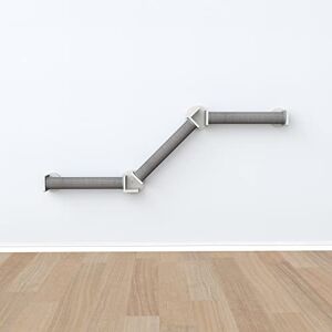 Trixie Wall Set 2, Indoor Wall Mounted Cat Scratching Posts for Elevated Fun, Lounger, Scratcher, Perch, Gray Trixie Wall Set 2, Indoor Wall Mounted Cat Scratching Posts for Elevated Fun, Lounger, Scratcher, Perch, Gray