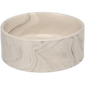 Flamingo FEEDING AND DRINKING BOWL BARON ROUND GREY 15,5x6CM 750ML Flamingo FEEDING AND DRINKING BOWL BARON ROUND GREY 15,5x6CM 750ML