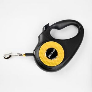 Julius-K9 Retractable Dog Lead, M 5 m Tape, Black/Orange – anti-slip handle, ribbon leash, extandable, one handed brake, pause, lock, reflective ribbon, tangle free, heavy duty Julius-K9 Retractable Dog Lead, M 5 m Tape, Black/Orange – anti-slip handle, ribbon leash, extandable, one handed brake, pause, lock, reflective ribbon, tangle free, heavy duty