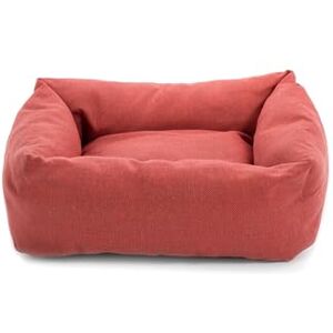 Record Single Cotton Dog and Cat Bed in Red, 45 x 30 x 14h cm Padded Bed for Pets Quick Drying, Soft and Cozy. Rectangular Cushion for Dogs and Cats Record Single Cotton Dog and Cat Bed in Red, 45 x 30 x 14h cm Padded Bed for Pets Quick Drying, Soft and Cozy. Rectangular Cushion for Dogs and Cats