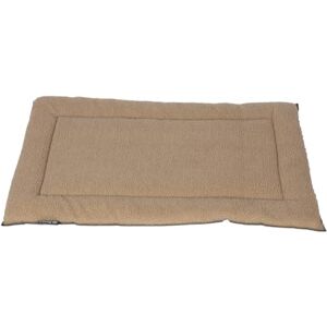 Danish Design Dog Crate Mattress Sherpa Fleece, Ecoflex Recycled Filling Oatmeal Medium Danish Design Dog Crate Mattress Sherpa Fleece, Ecoflex Recycled Filling Oatmeal Medium