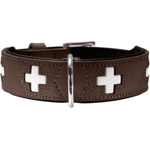 HUNTER Collar Swiss 38-43.5Cm Brown / Black HUNTER Collar Swiss 38-43.5Cm Brown / Black