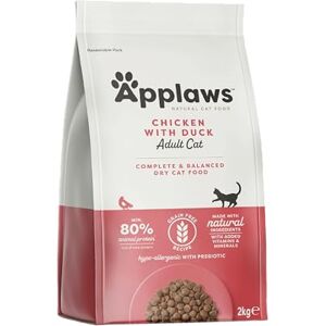 Applaws Complete and Grain Free Dry Cat Food 2kg, Chicken with Extra Duck for Adult Cats Applaws Complete and Grain Free Dry Cat Food 2kg, Chicken with Extra Duck for Adult Cats