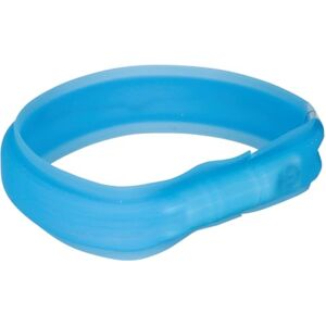 Trixie Safer Life Flash light band USB, L-XL: 70 cm/30 mm, blue Trixie Safer Life Flash light band USB, L-XL: 70 cm/30 mm, blue