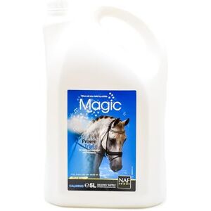 NAF Five Star Magic Liquid 5L – Magnesium-Based Calming Supplement for Horses – With Herbs to Support Focus, Calm Behaviour & Relaxation – Ideal for Stressful Situations or Daily Use NAF Five Star Magic Liquid 5L – Magnesium-Based Calming Supplement for Horses – With Herbs to Support Focus, Calm Behaviour & Relaxation – Ideal for Stressful Situations or Daily Use