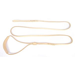Dingo Waldemar Rutkowski Dingo Soft Leather Show Lead With Braided Handle, Handmade, Dog Exhibition Leash, Nature 11768 Dingo Waldemar Rutkowski Dingo Soft Leather Show Lead With Braided Handle, Handmade, Dog Exhibition Leash, Nature 11768