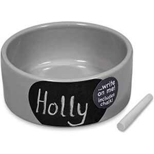 Petface Ceramic Chalkboard Dog Food or Water Bowl (20cm) Petface Ceramic Chalkboard Dog Food or Water Bowl (20cm)