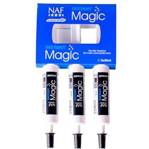 NAF Five Star Instant Magic 3 x 30ml – Fast-Acting Calming Syringe for Horses – With Magnesium & Herbal Extracts – Eases Tension Supports Calm & Promotes Focus During Stressful Situations NAF Five Star Instant Magic 3 x 30ml – Fast-Acting Calming Syringe for Horses – With Magnesium & Herbal Extracts – Eases Tension Supports Calm & Promotes Focus During Stressful Situations