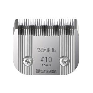 Wahl #10 Prime Series Blade, Designed for Standard Length Pet Coats, High Performance Powerful Clipping, Made For The KM Supera Pet Clipper, Cutting Length Of 1.5mm Wahl #10 Prime Series Blade, Designed for Standard Length Pet Coats, High Performance Powerful Clipping, Made For The KM Supera Pet Clipper, Cutting Length Of 1.5mm