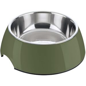 HUNTER Khaki Melamine Bowl with Stainless Steel Insert, Non-Slip, Scratch and Shock Resistant, Easy Care, Dishwasher Safe, Size: 350 ml HUNTER Khaki Melamine Bowl with Stainless Steel Insert, Non-Slip, Scratch and Shock Resistant, Easy Care, Dishwasher Safe, Size: 350 ml