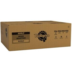 Pedigree Adult Dog Food Pouches Chunks in Jelly 84 x 100 g Multipack Pedigree Adult Dog Food Pouches Chunks in Jelly 84 x 100 g Multipack