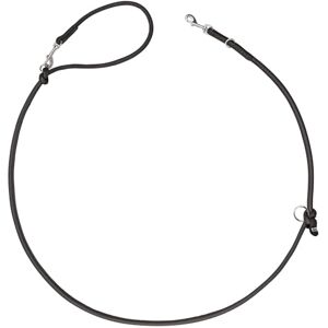 HUNTER SOHO Round Mini Adjustable Dog Lead Black Cowhide 3-Way Adjustable Soft & Smooth Lightweight and Robust for Small Dogs and Puppies Made in Germany Size: 6/200 HUNTER SOHO Round Mini Adjustable Dog Lead Black Cowhide 3-Way Adjustable Soft & Smooth Lightweight and Robust for Small Dogs and Puppies Made in Germany Size: 6/200