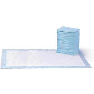 Amazon Basics Dog and Puppy Training Pads, Leakproof, 5-Layer Design with Quick-Dry Surface, Giant, Pack of 40, Blue & White Amazon Basics Dog and Puppy Training Pads, Leakproof, 5-Layer Design with Quick-Dry Surface, Giant, Pack of 40, Blue & White
