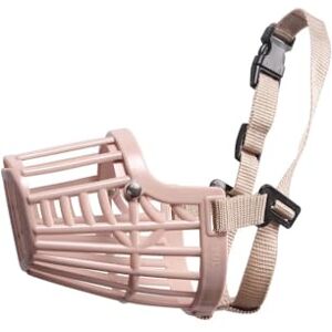 Record XXL Dog Muzzle - Adjustable Plastic, Nylon Strap Record XXL Dog Muzzle - Adjustable Plastic, Nylon Strap