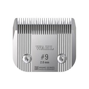 Wahl #9 Prime Series Blade, Designed for Medium Length Pet Clipping, High Performance Powerful Clipping, Made For The KM Supera Pet Clipper, Cutting Length Of 2mm Wahl #9 Prime Series Blade, Designed for Medium Length Pet Clipping, High Performance Powerful Clipping, Made For The KM Supera Pet Clipper, Cutting Length Of 2mm