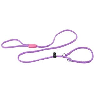 Ferplast SPOR Dog Lead and Collar, Lead with Adjustable Semi-Choke Collar, in Nylon Cord, Handle for Safe Control, Length 160 cm, Purple Ferplast SPOR Dog Lead and Collar, Lead with Adjustable Semi-Choke Collar, in Nylon Cord, Handle for Safe Control, Length 160 cm, Purple