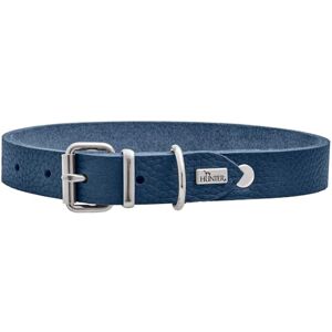HUNTER Grenada Leather Dog Collar, Colour: Dark Blue, Handmade in Germany, for Training and Everyday Use, Durable, Comfortable, Simple, Elegant Design, Size: XS-S, Circumference: 28-32 cm HUNTER Grenada Leather Dog Collar, Colour: Dark Blue, Handmade in Germany, for Training and Everyday Use, Durable, Comfortable, Simple, Elegant Design, Size: XS-S, Circumference: 28-32 cm