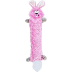 ZippyPaws Jigglerz Tough No Stuffing Squeaky Plush Dog Toy with Crinkle Head and Tail Bunny ZippyPaws Jigglerz Tough No Stuffing Squeaky Plush Dog Toy with Crinkle Head and Tail Bunny